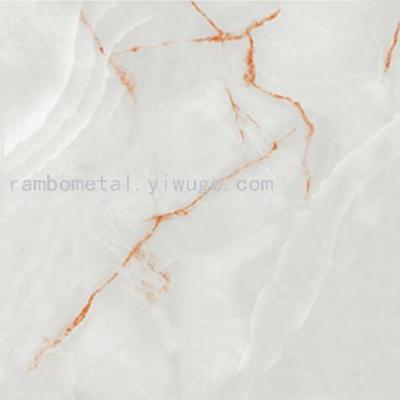 30cm White  marble with rust red pattren Waterproof peel  stick floor tiles vinyl floor peel  stick tiles Suitable Floor