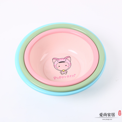 Y81-34-1 Cartoon Pattern Home Washbasin Large, Medium and Small Baby Wash Basin Student Dormitory Washbasin