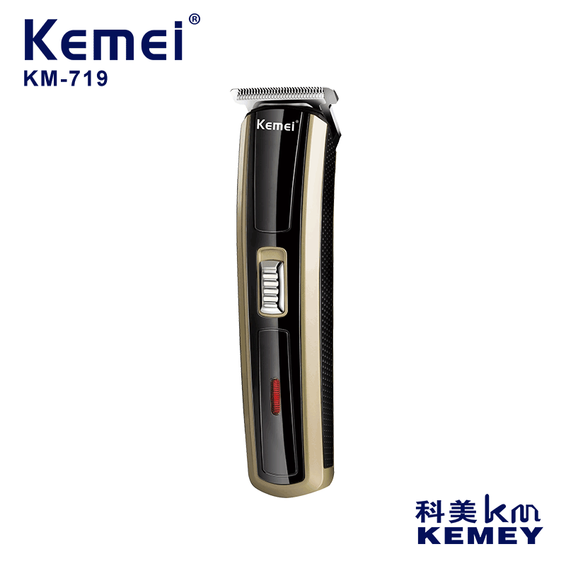 Cross-Border Factory Direct Supply Hair Scissors Komei KM-719 Three Colors Optional Small Hair Trimmer Electrical Hair Cutter