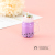 Milk Tea Cup Pearl Internet Celebrity Transparent Mini Cartoon Key Button Pendants Accessories Color Milkshake Props