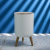 Household Press Dust Basket Living Room Bedroom Creative Simple Wood Grain High Leg Pop-up Plastic bucket