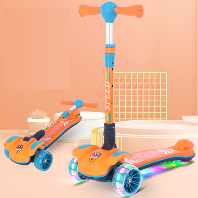 Children's Scooter Tricycle Walker Car Baby Luge Children's Toy Car Balance Car Novelty Luminous Toys