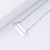 Korean Style Simple Stainless Steel Fashion Necklace Ornament Hollow Double Peach Heart Long DIY Personalized Clavicle Chain