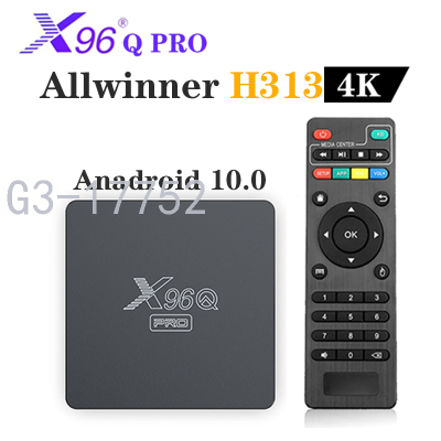 Allwinner H313 4K HD Android 10.0 TV Box X96Q PRO new set-top Box