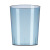 L Simple Transparent Large Trash Can Household Classification Toilet Toilet Living Plastic bucket