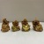 Resin Craft Ornament Sets of Four Gold Coins Elephant Home Decorative Small Ornaments Spot Factory Direct Sales