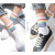 Rainbow Socks Women's Mid-Calf Autumn New Cotton Korean Style Preppy Style Trendy Socks Casual Cotton Socks Rainbow Bar Socks