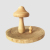 Solid Wood Mushroom Wood Model Mushroom Decoration Micro Landscape Prop Decoration Decorative Wood ART Children Colorful Painting DIY