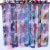 Summer 50*160 Georgette Silk Scarf Pattern Printing Curling Floral Sunscreen Rectangular Towel Scarf Beach Towel Shawl