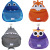 Children's Bath Mesh Holder Buggy Bag Bathroom Water Playing Toy Storage Bag Owl Cartoon Mesh Bag