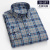 Spring and Autumn Men's Cotton Plaid Shirt Long-Sleeved Korean Casual Cotton Shirt Wholesale