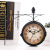 Cross-Border European Clock Wrought Iron Wall Clock Vintage Ornament Clocks