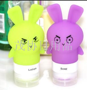 Silicone Travel Sub-Bottle Cute Bunny Portable Lotion Bottle