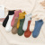 Colored Cotton Women's Socks Spring Women's Boat Socks Candy Color Women's Socks Solid Color Invisible Female Cotton Socks Low Top Socks Wholesale