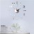 Creative European Wall Clock Home Diy3d Stereo Decorative Clock Acrylic Clocks