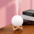 Creative New USB Rechargeable Saturn Humidifier Home Bedroom 3D Moon Light with Bracket Small Night Lamp Ornaments