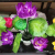 One Fake Lotus Flower Bunch Artificial Lotus with Green Frog Silk Water Lily 10 Stalks for Wedding Party Home Decorative