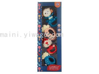 Newborn Baby Gift Box High-End Toy Set Full Moon Meeting Gift 0-3-6-8-12 Crescent Glue Handbell
