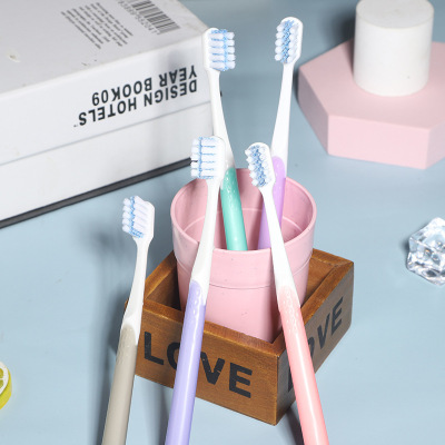 Factory Wholesale Household Manual Toothbrush Cleaning Oral Teeth Hotel Hotel Travel Toiletries Family Pack