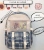 Bag Schoolbag Casual Backpack Plaid Backpack Junior High School Student High School Student Backpack