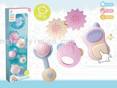 Baby 3-6-12 Months Newborn Boys and Girls Handbell Baby Toys 0-1 Years Old Water Boiling Suitable Can Be Teether