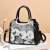 Tote Bag Women's 2021 New Fashion Bag Large Capacity Shoulder Hand Painted Graffiti Bag Fashion Handbag 12015