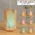 Wood Grain Humidifier Led Colorful Aroma Diffuser Hollow Water Replenishing Instrument Vehicle-Mounted Home Use Purifier