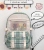 Bag Schoolbag Casual Backpack Plaid Backpack Junior High School Student High School Student Backpack