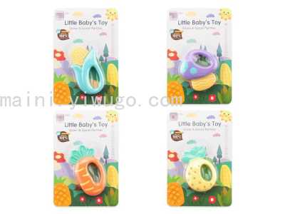 Toys That Can Be Put in the Mouth for Babies Aged 0-6 Teether Four Months 1 Baby Water Boiling Suitable Teeth Bite Rattle Toys