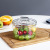 Pyrex Bowl Clear with Cover Fruit Dessert Candy Snack Storage Storage Tank Children Salad Bowl