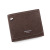 Korean Style Frosted Hinge Men's Wallet Short Outer Button Card Position Tri-Fold Bag Frosted Men's Wallet