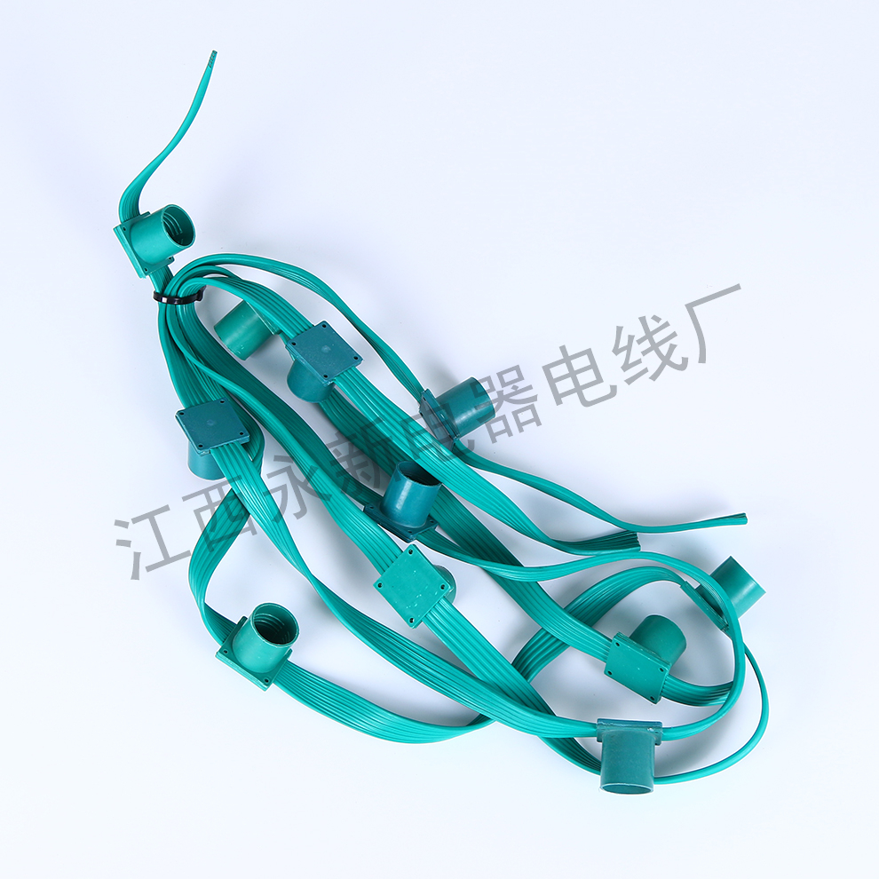 扁线五线跑马灯带灯条圣诞装饰灯串广告牌匾灯灯头灯座厂家直销