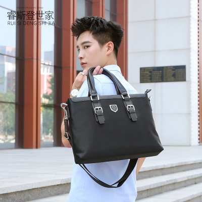 Manufacturer Men's Bag Handbag Vertical Casual Shoulder Bag Waterproof Crossbody Custom Computer Bag Briefcase