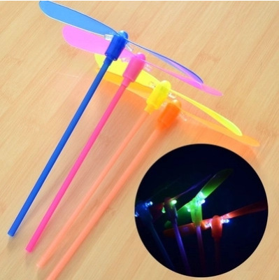 Luminous Bamboo Dragonfly Flash Bamboo Dragonfly Sky Dancers Toy Stall Wholesale Hot Sale Luminous Flash Toy