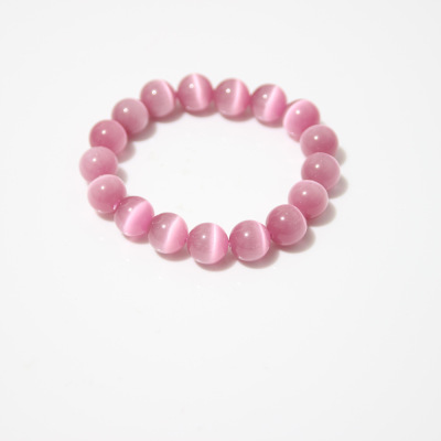 Jewelry Bracelet Pink Opal round Beads Bracelet