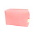 Pu Heart New Waterproof Cosmetic Bag Frosted Contrast Color Portable Large Capacity Wash Bag Travel Cosmetics Storage Bag