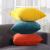 Cross-Border Ins Velvet Solid Color Pillow Coat Nordic Cushions Sofa Office Lumbar Pillow Large Backrest