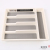 K03-8033 Five-Grid Drawer Cutlery Tray Tableware Drawer Separating Storage Box Plastic Knife and Fork Storage Tray