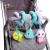 Creative Style Newborn Comfort Early Education Baby Toy Function Detachable Plush Stroller Bed Winding Rattle Bed Bell