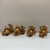 Resin Craft Gift Decoration Creative Wood-like Welcome Set of Four Small Elephants Decoration Home Decorations