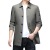 Autumn Men's Business Casual Mid-Length Trench Coat Lapel Pure Single-Breasted Windproof Non-Ironing Overcoat Cross-Border Coat