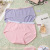 Women's Underwear Autumn and Winter Comfortable Cotton Underwear Cute Bow Lace Low Waist Printed Briefs