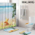 New Simple Fashion Bathroom Mats Shower Curtain Four-Piece Waterproof Non-Slip Cover Set