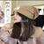 New Fashion Korean Style Pure Color Warm Keeping Windproof Twisted Hat Pile Heap Cap Scarf