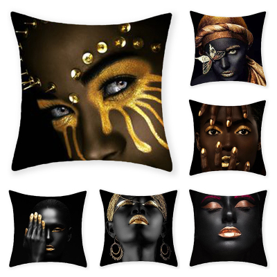 Nordic Fashion Black Pillow Bedside and Sofa Office Cushion Cover Back Cushion Pillow Car Cushion Backrest
