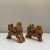 Resin Crafts Modern Creative Fun Imitation Wood Color Owl Home Decoration Technology Gift Factory Direct Sales