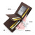 Korean Style Frosted Hinge Men's Wallet Short Outer Button Card Position Tri-Fold Bag Frosted Men's Wallet