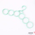 as-Ring Scarf Rack Circle Scarf Rack Colorful Fashion Six-Hole Hanger Silk Scarf Tie Hanger