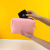Pu Heart New Waterproof Cosmetic Bag Frosted Contrast Color Portable Large Capacity Wash Bag Travel Cosmetics Storage Bag