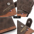 Korean Style Hinge Bronzing Printed Men's Wallet Short Buckle Tri-Fold Bag Frosted Men's Wallet